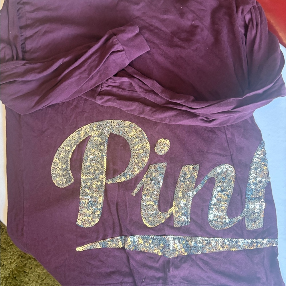 PINK Victoria's Secret Deep Purple Tee